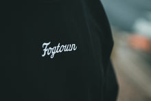 Load image into Gallery viewer, Fogtown - Small Script Crewneck Sweater (black)
