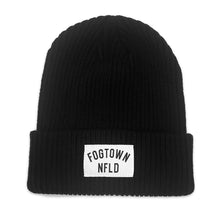 Load image into Gallery viewer, Fogtown - NFLD Soft Ribbed Beanie (black)
