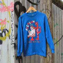 Load image into Gallery viewer, Fogtown - FUNARTSHIT Long Sleeve T-Shirt (blue)
