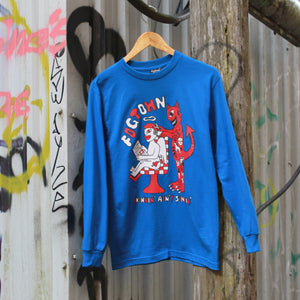 Fogtown - FUNARTSHIT Long Sleeve T-Shirt (blue)