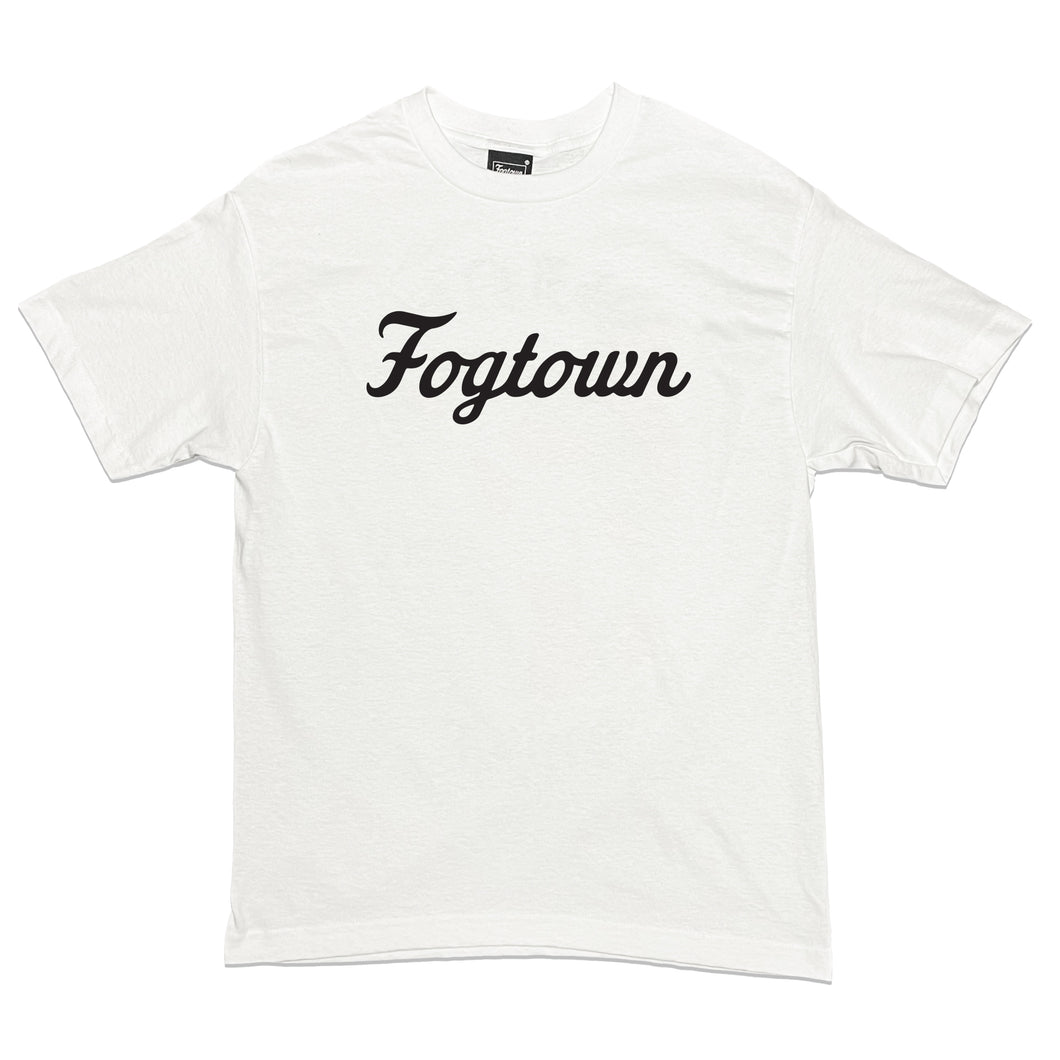 Fogtown - Script T-Shirt (white)