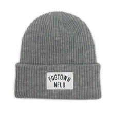 Load image into Gallery viewer, Fogtown - NFLD Soft Ribbed Beanie (heather grey)
