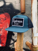 Load image into Gallery viewer, Fogtown - Trucker Patch  Hat (slate blue)

