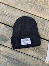 Load image into Gallery viewer, Fogtown - NFLD Soft Ribbed Beanie (black)
