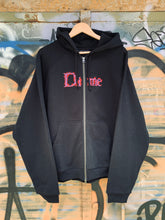Load image into Gallery viewer, Dime - Classic Veins Zip Hoodie (black)
