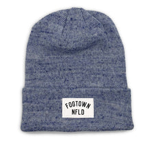 Load image into Gallery viewer, Fogtown - Made in Canada NFLD Beanie (heather blue)
