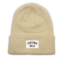 Load image into Gallery viewer, Fogtown - Made in Canada NFLD Soft Ribbed Beanie (oat)
