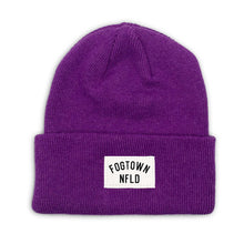 Load image into Gallery viewer, Fogtown - Made in Canada NFLD Beanie (purple)
