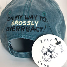 Load image into Gallery viewer, Stay Home Club - Overreact Front &amp; Back Dad Hat

