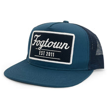 Load image into Gallery viewer, Fogtown - Trucker Patch  Hat (slate blue)
