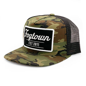 Fogtown - Trucker Patch  Hat (camo)